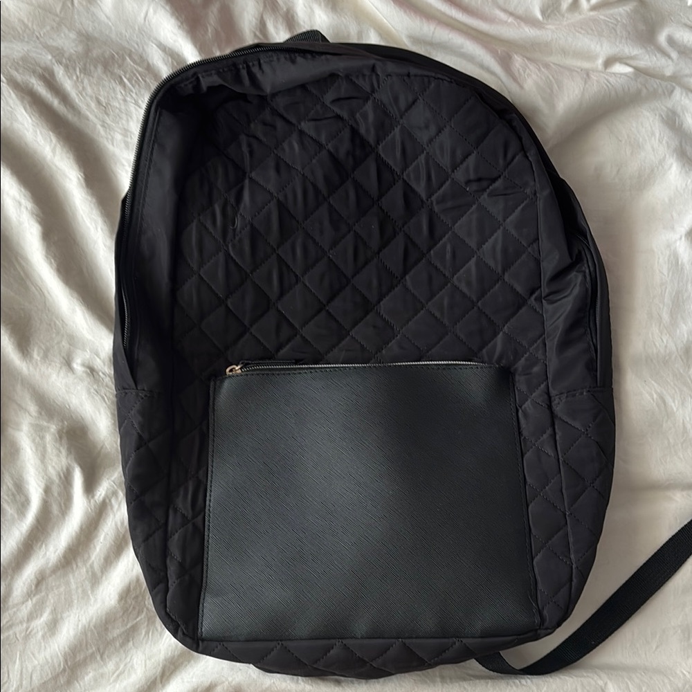 DSW Quilted Black Backpack